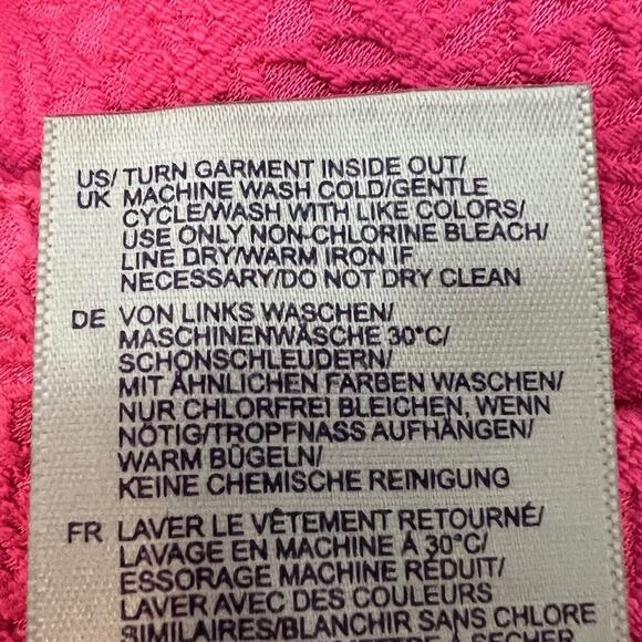 NYDJ Womens Skimmer Capri Pants Size 14 Pink Textured Lift x Tuck Technology - Picture 7 of 7